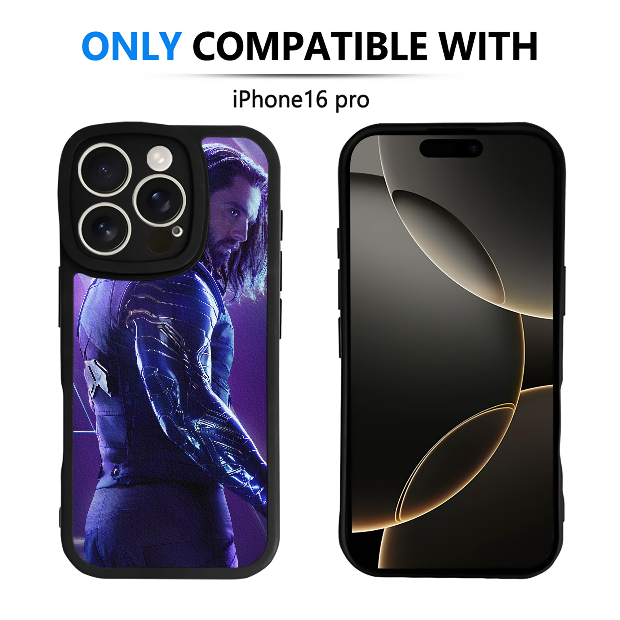 （画像用） アベンジャーズ The Avengers 【iPhone 16シリーズ対応】シリコンスマホケース（レザー調） 材質：シリコン